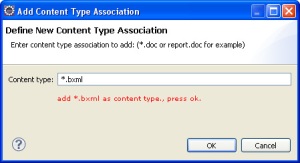 Add Content Type Dialog Box